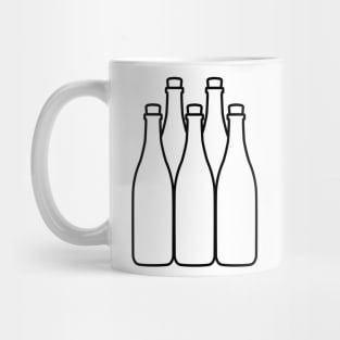 Wine Bottle Set Mug